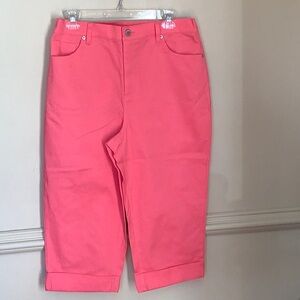 Denim&Co  Coral Cropped Pants